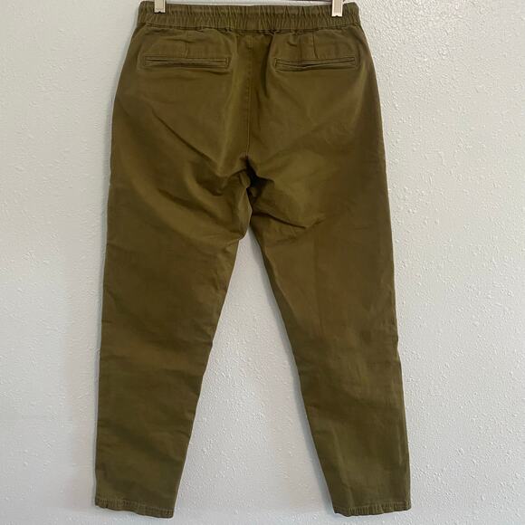 Pact Organic Cotton Daily Twill Drawstring Pants Women’s Size Small green - Picture 2 of 9